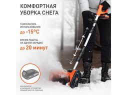 Снегоуборщик аккумуляторный ручной PE 1001 UES Patriot 426302214