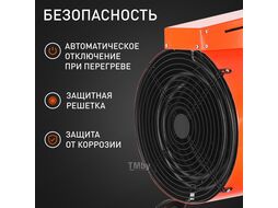 Тепловентилятор электрический PT-R 24, 380В, терморегулятор, нерж.ТЭН, вилка встраиваемая на блоке управления Patriot 633307285