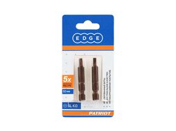 Бита EDGE by SL4,0, сталь S2, длина 50 мм, 2шт в блистере Patriot 818010023