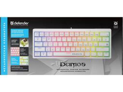 Клавиатура MECHANICAL DEIMOS GK-303 RU RGB Defender 45304