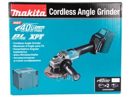 Аккум. углошлифмашина MAKITA GA 005 GM 201 MAKPAC (40.0 В, 2 акк., 4.0 А/ч, Li-Ion, диск 115х22.0 мм, вибро)