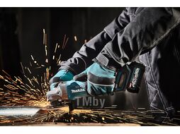 Аккум. углошлифмашина MAKITA GA 005 GM 201 MAKPAC (40.0 В, 2 акк., 4.0 А/ч, Li-Ion, диск 115х22.0 мм, вибро)