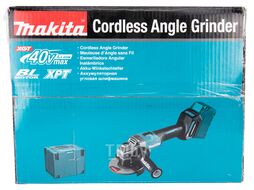 Аккум. углошлифмашина MAKITA GA 005 GM 201 MAKPAC (40.0 В, 2 акк., 4.0 А/ч, Li-Ion, диск 115х22.0 мм, вибро)