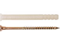 Дюбель-гвоздь 6х80 мм нейлон потай (10 шт в зип-локе) STARFIX SMZ3-38256-10