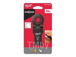 Полотно для мультитула Starlock 35x42 мм (10 шт, HCS) по мягкой древесине MILWAUKEE 48906004