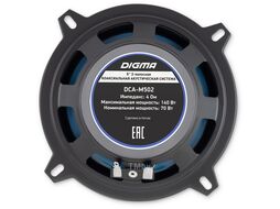 Колонки автомобильные Digma DCA-M502 140Вт 90дБ 4Ом 13см (5дюйм) (ком.:2кол.) коаксиальные двухполосные