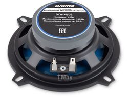 Колонки автомобильные Digma DCA-M502 140Вт 90дБ 4Ом 13см (5дюйм) (ком.:2кол.) коаксиальные двухполосные