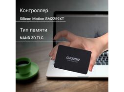 Накопитель SSD Digma SATA III 2Tb DGSR2002TS93T Run S9 2.5"