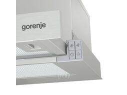 Вытяжка встраиваемая Gorenje TH62E3X нержавеющая сталь управление: кнопочное (1 мотор)