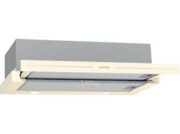 Вытяжка встраиваемая Gorenje BHP62CLI слоновая кость управление: кнопочное (1 мотор)