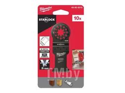 Полотно для мультитула Starlock 35x42 мм (10 шт, BIM) по твердой древесине MILWAUKEE 48906019