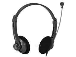 Гарнитура AURA 104 BLACK Компьютерная гарнитура Aura 104 черный, кабель 1,8 м Defender 63104