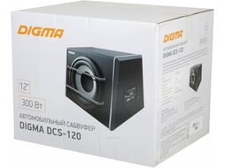 Сабвуфер автомобильный Digma DCS-120 300Вт активный (30см/12")