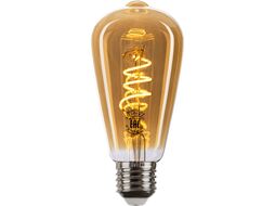 Лампа светодиодная «Винтаж» золотистая ST64 (со спиралью), 4 Вт, 230 В, 2700 К, E27 (конус) TDM SQ0340-0344