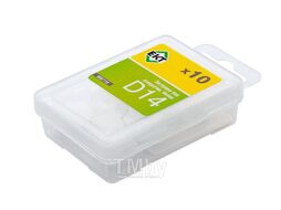 Заглушка декоративная под отверстие D14, белая (10шт) EKT B007119