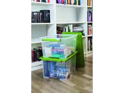 Контейнер для хранения 30 l EVO SAFE прозрачный/зеленый Rotho 1008005092