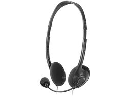 Гарнитура AURA HN-102 BLACK Компьютерная гарнитура Aura HN-102 черный, кабель 1,8 м Defender 63102