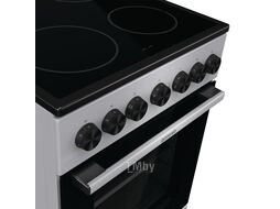 Плита Электрическая Gorenje GEC5B20SG серебристый стеклокерамика (без крышки)