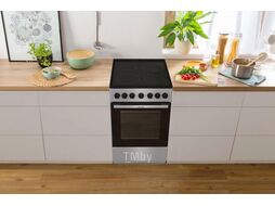 Плита Электрическая Gorenje GEC5B20SG серебристый стеклокерамика (без крышки)
