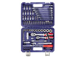 Набор инструментов 82пр. 1/4", 3/8" (6гр.)(4-22) YATAFORCE YF-4821-5DS