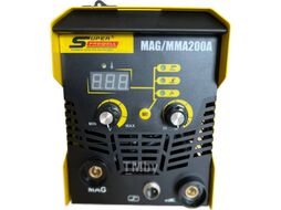 Сварочный полуавтомат SUPER PROWELL MIG/MAG/MMA 200А-1кг без газа съемный рукав