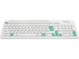 Клавиатура + мышка CERRATO C-978 RU WHITE-BLUE Defender 45978