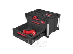 Ящик PACKOUT™ с 2+1 выдвижными отсеками MILWAUKEE 4932493190