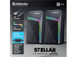 Акустическая система STELLAR Цвет черный 0.67 кг Defender 65043