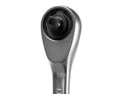 Трещотка 1/4", 140 мм, 90 зубцов, флажковая с кнопкой KING TONY 2773-55GS
