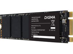 Накопитель SSD Digma SATA III 2TB DGSR1002TS93T Run S9 M.2 2280