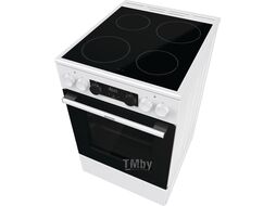 Плита Электрическая Gorenje GEC5C61WG белый стеклокерамика (без крышки)