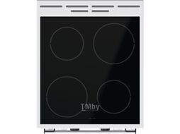 Плита Электрическая Gorenje GEC5C61WG белый стеклокерамика (без крышки)