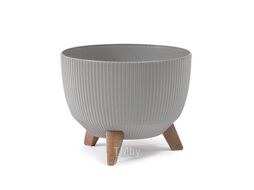 Кашпо (серый) Misa ROMA 240 jumper ECO wood LA962-27