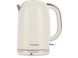 Чайник электрический Hyundai HYK-S9900 1.7л. 2200Вт молочный/серебристый корпус: металл