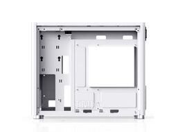 Корпус JONSBO D30 White без БП, боковая панель из закаленного стекла, mini-ITX, micro-ATX, белый