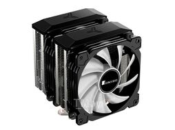 Кулер JONSBO CR-2100 LGA1366 / 115X / 775 / AM4 / AM3 /3+/AM2/+/FM2/+/FM1 (TDP 200W, PWM, 2 х 120mm Dynamic Multi-Color LED Fan, 6 тепловых трубок, 4-pin)