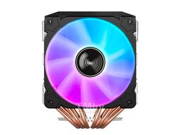 Кулер JONSBO CR-2100 LGA1366 / 115X / 775 / AM4 / AM3 /3+/AM2/+/FM2/+/FM1 (TDP 200W, PWM, 2 х 120mm Dynamic Multi-Color LED Fan, 6 тепловых трубок, 4-pin)