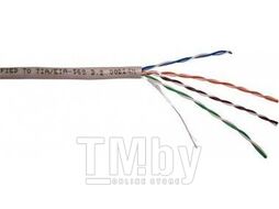 Кабель информационный Lanmaster NM-UTP5E4PR-CCA кат.5е U/UTP не экранированный 4X2X24AWG PVC внутренний 305м серый