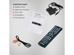 Ресивер DVB-T2 Starwind CT-220 черный
