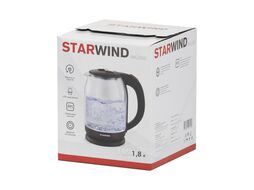 Чайник электрический Starwind SKG1052 1.8л. 1500Вт коричневый/бронзовый (корпус: стекло)