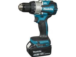 Аккум. дрель-шуруповерт MAKITA LXT DDF489RTJ в кейсе (18 В, 2*АКБ 5Ач, ЗУ)