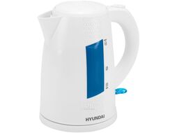 Чайник электрический Hyundai HYK-P2407 1.7л. 2200Вт белый/голубой (корпус: пластик)
