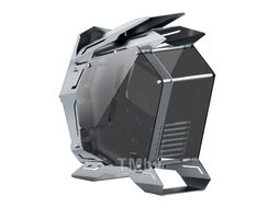 Корпус JONSBO MOD3 Gray без БП, боковая панель из закаленного стекла, mini-ITX, micro-ATX, ATX, серебристый