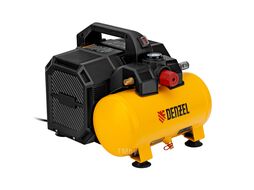 Компрессор DLS750/6 безмасляный малошумный 750 Вт, 140 л/мин,ресивер 6 л Denzel 58019