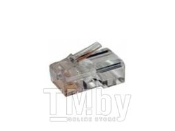 Коннектор Lanmaster RJ12 (TWT-PL12-6P4C/100) прозрачный (упак.:100шт)