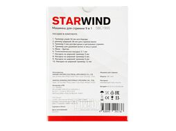 Машинка для стрижки Starwind SBC1900 черный/серебристый (насадок в компл:9шт)