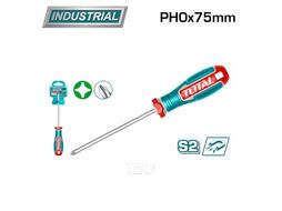 Крестовая отвертка PH0x75мм TOTAL TSDPH0075