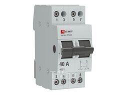 Трехпозиционный переключатель ТПС-63 2P 40А EKF PROxima TPS240