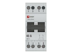 Трехпозиционный переключатель ТПС-63 2P 40А EKF PROxima TPS240