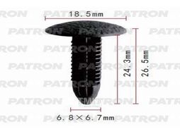 Клипса пластмассовая Chevrolet, Daewoo, GM, Isuzu применяемость: внутренняя отделка PATRON P37-0761